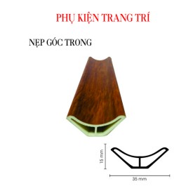 Nẹp V góc trong giá rẻ v15 x35